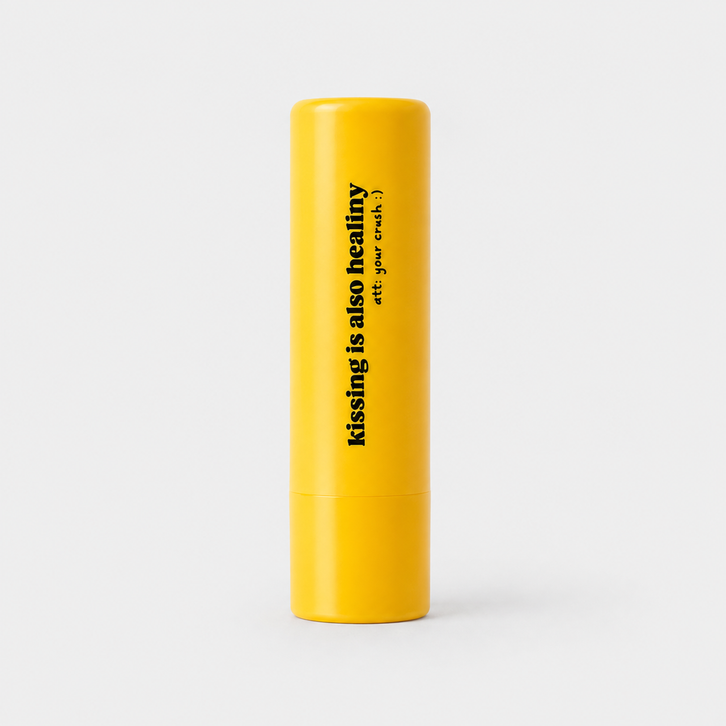 kissing is also healthy lipbalm