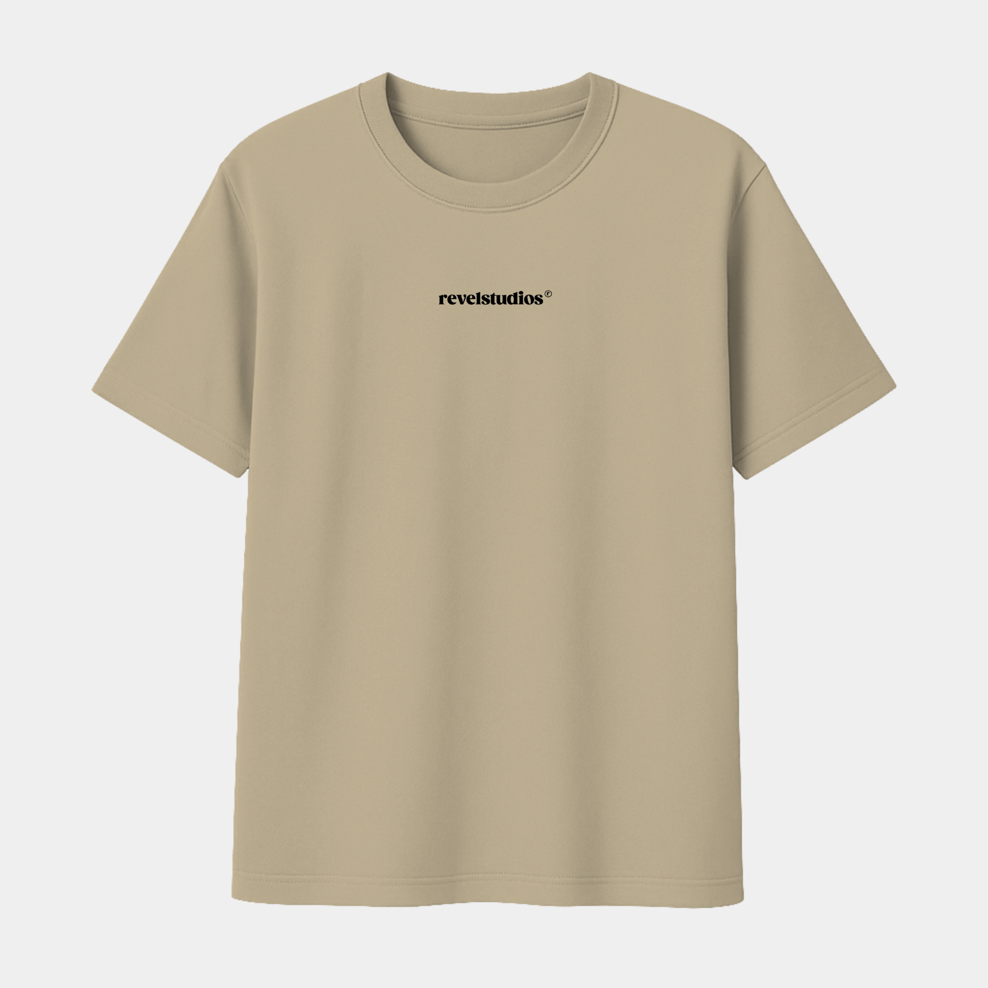 real connections oversize tee en su versión beige