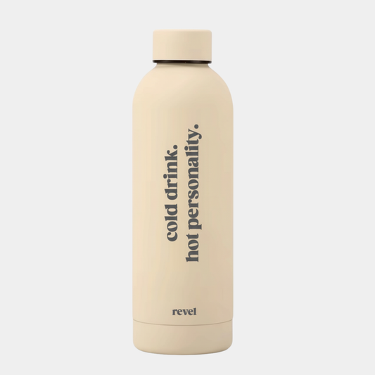 cold drink hot personality revel bottle en color beige