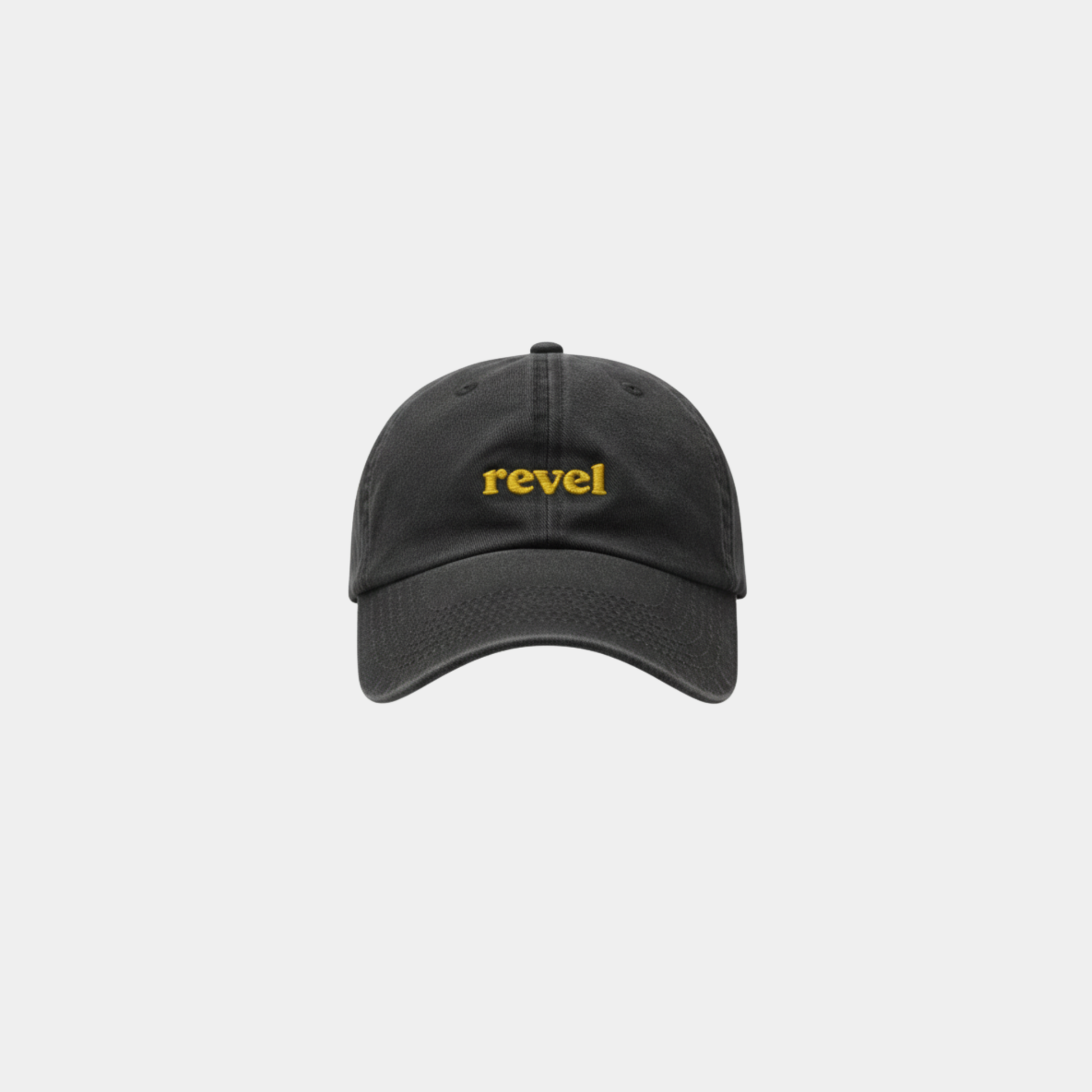 revel daily cap en su versión black denim